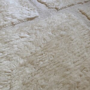 Tapis à motifs écru – Image 2