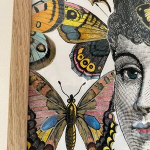 Oeuvre - Femme aux papillons - 42x32cm – Image 2