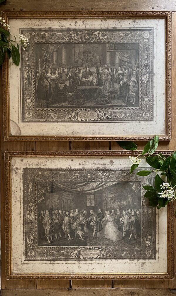 Gravures XVIIIe - Louis XIV