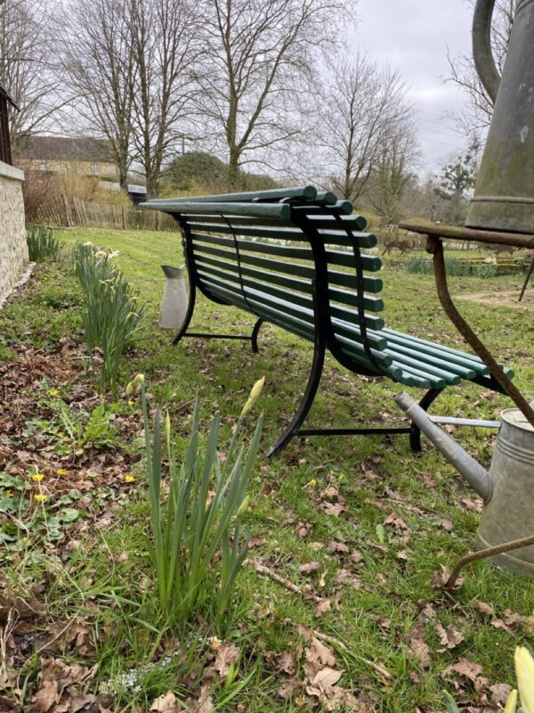 Banc de jardin vert – Image 7