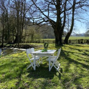 Salon de jardin blanc – Image 2