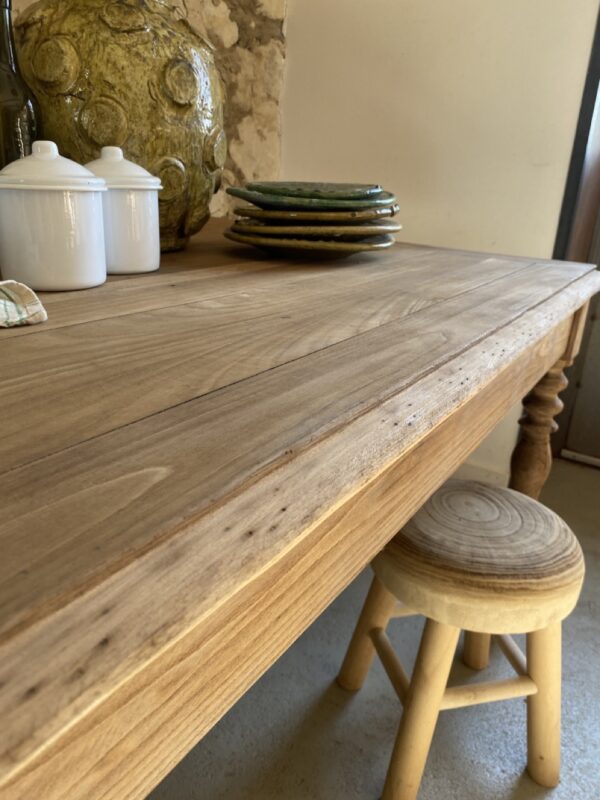 Table ou bureau en chêne et orme – Image 8