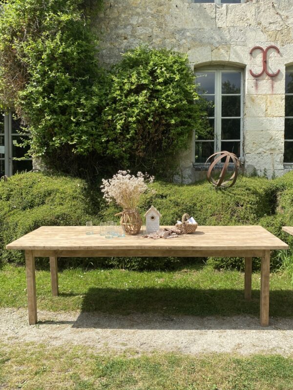 Table en orme 2m35