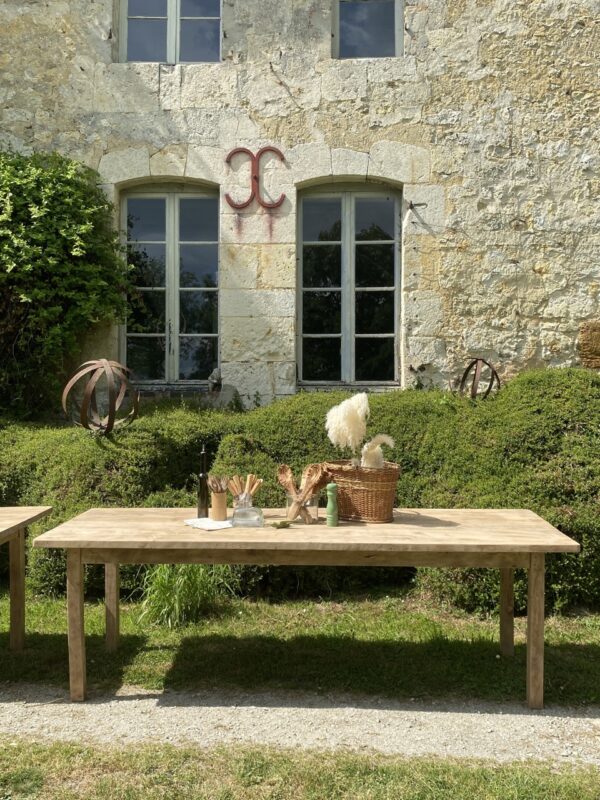 Table en orme 2m35