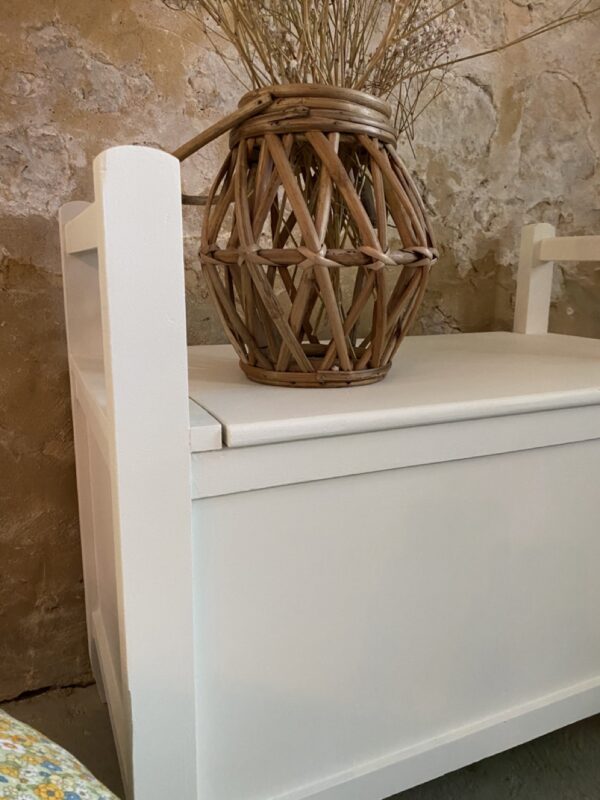 Banc coffre blanc – Image 9