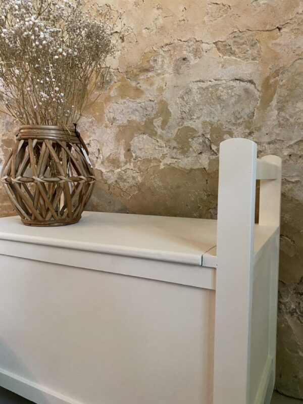 Banc coffre blanc – Image 6