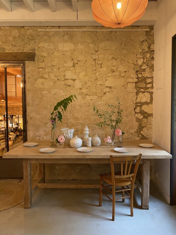 Table de ferme en chêne
