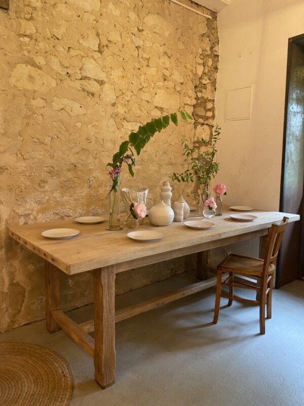 Table de ferme en chêne – Image 2