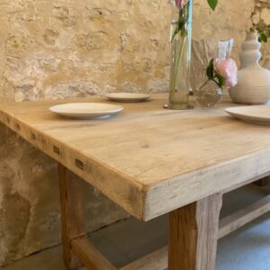 Table de ferme en chêne – Image 10