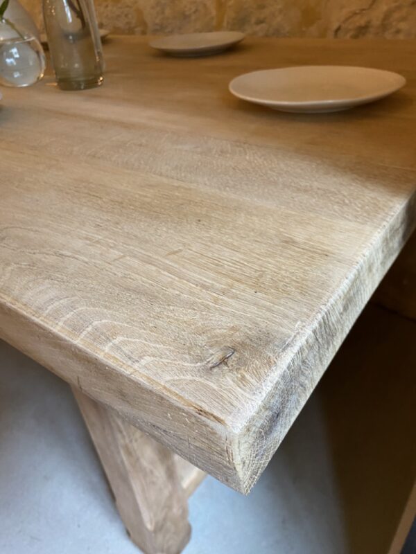 Table de ferme en chêne – Image 6