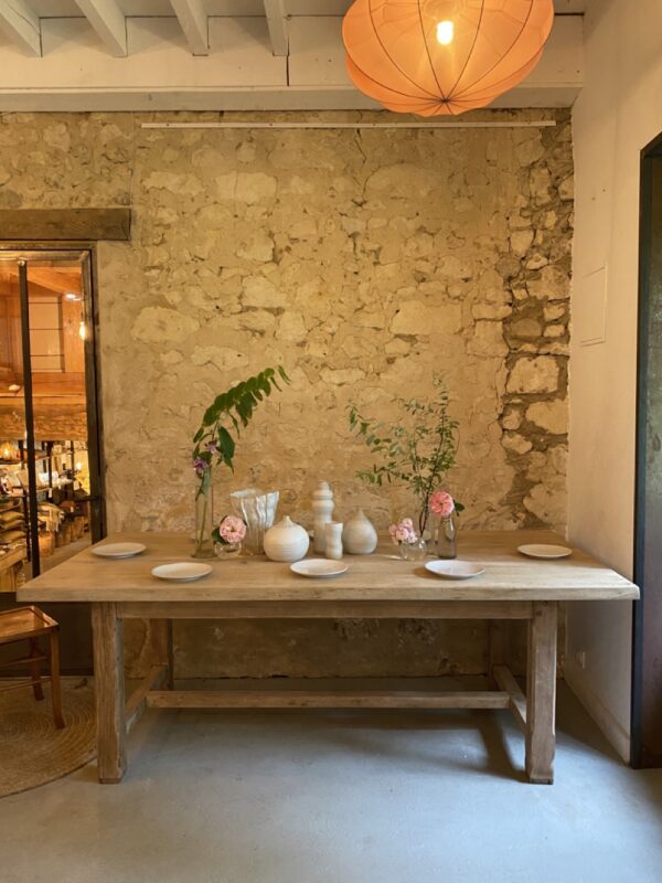 Table de ferme en chêne – Image 5