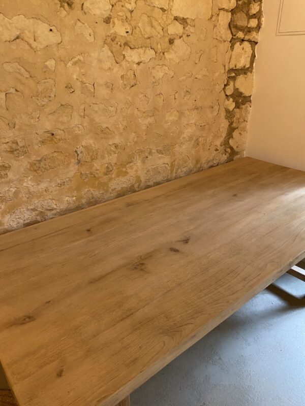 Table de ferme en chêne – Image 4