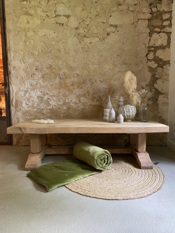 Table basse en chêne