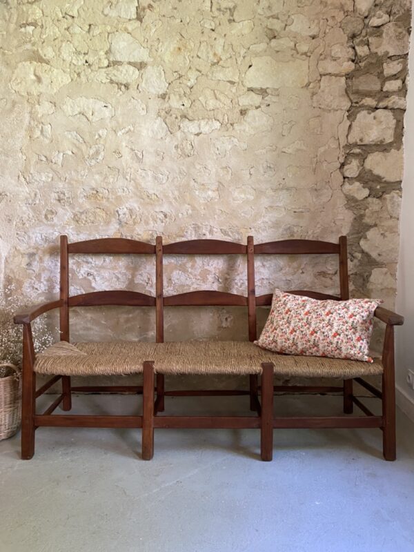 Banquette paille