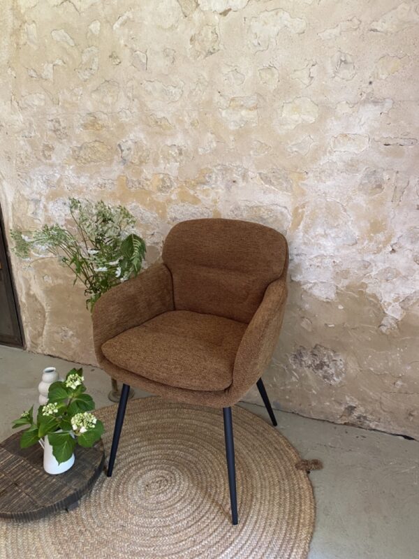Fauteuil en velours - OCRE – Image 7