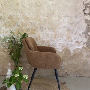 Fauteuil en velours - OCRE – Image 6