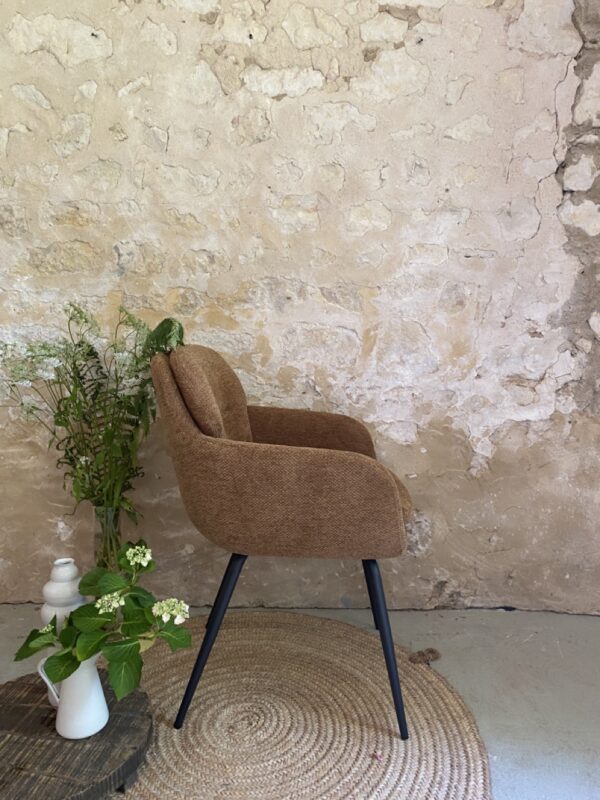 Fauteuil en velours - OCRE – Image 6
