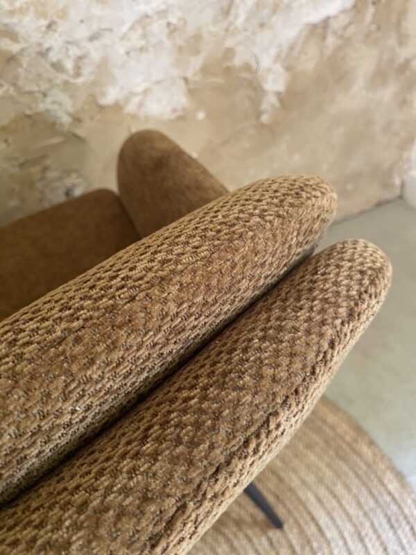 Fauteuil en velours - OCRE – Image 4