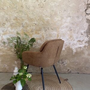 Fauteuil en velours - OCRE – Image 3
