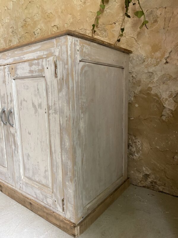 Buffet patiné blanc – Image 4