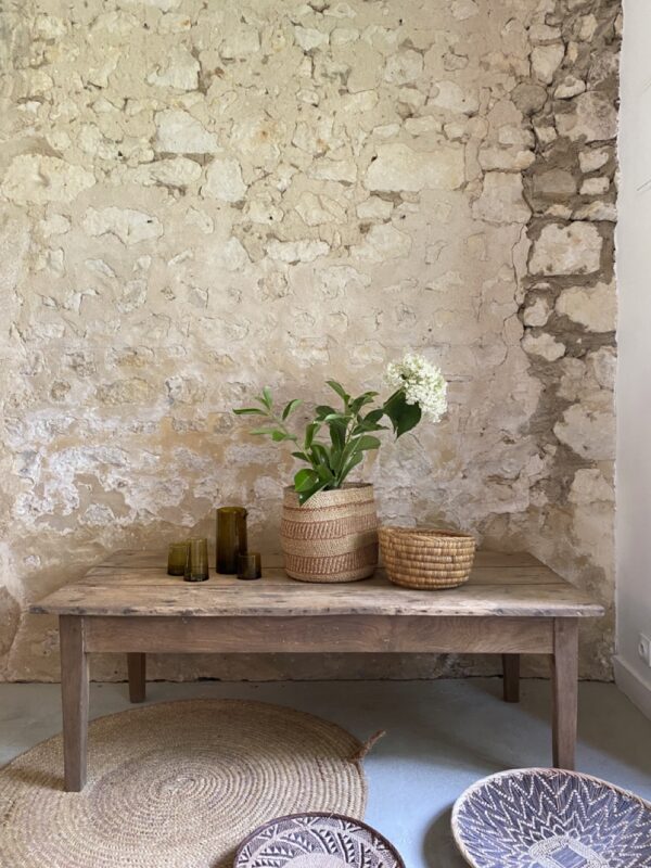 Table basse en chêne
