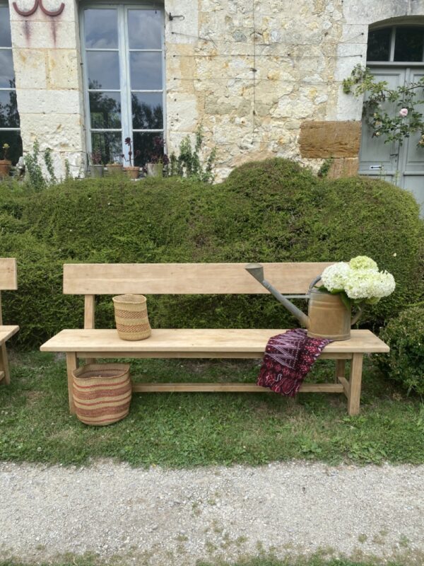 Paire de bancs dossier – Image 4