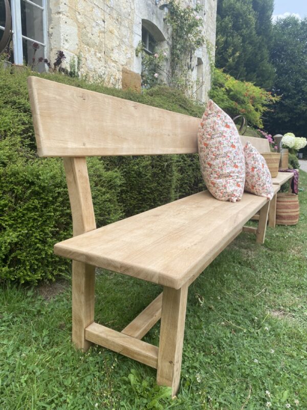 Paire de bancs dossier – Image 5