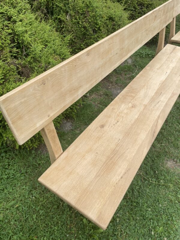 Paire de bancs dossier – Image 8