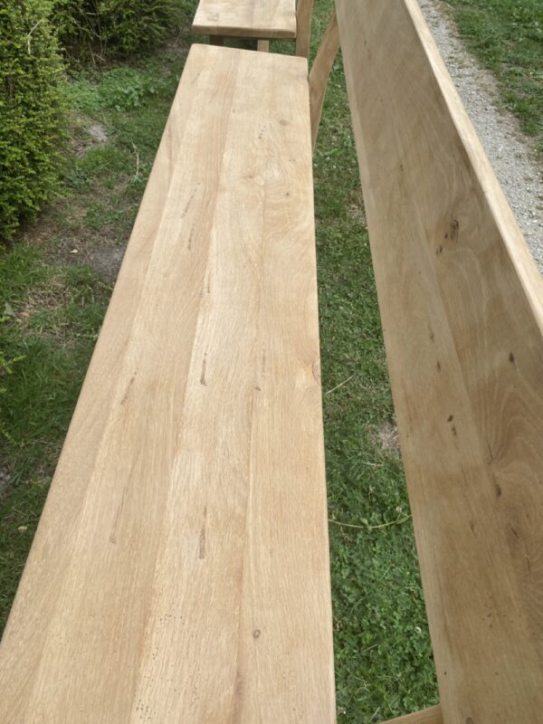 Paire de bancs dossier – Image 12