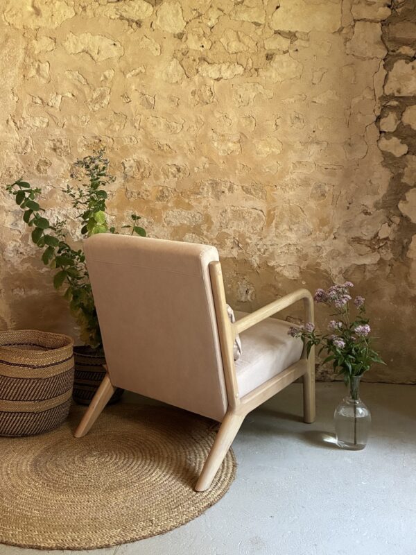 Fauteuil beige – Image 3