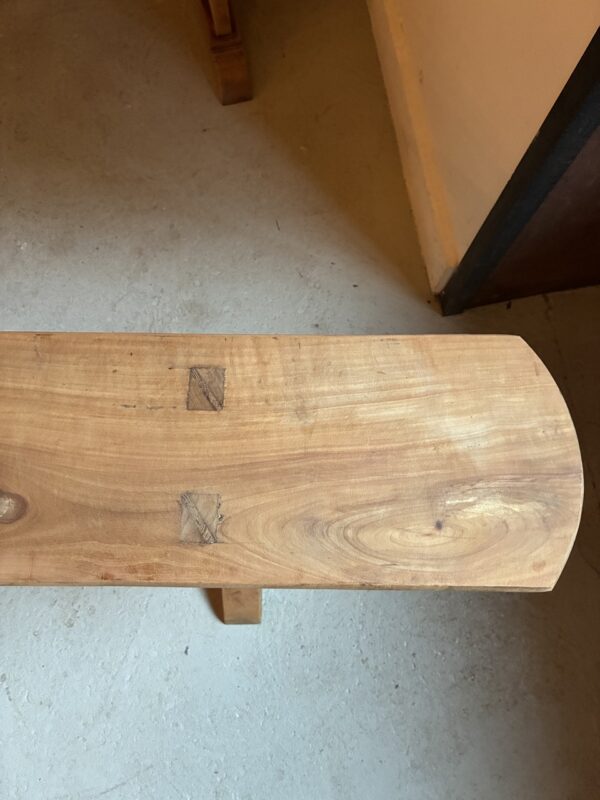 Paire de bancs en merisier – Image 3