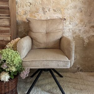 Fauteuil velours