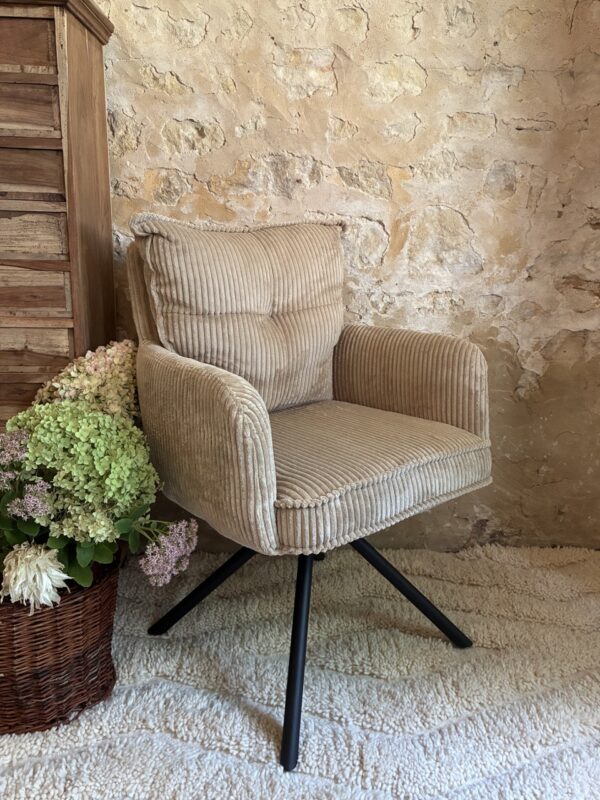 Fauteuil velours – Image 6