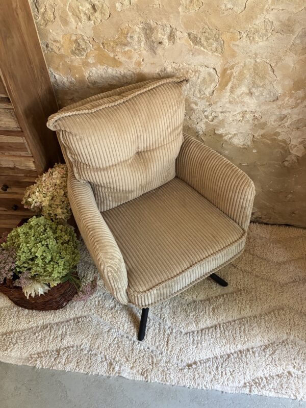 Fauteuil velours – Image 5