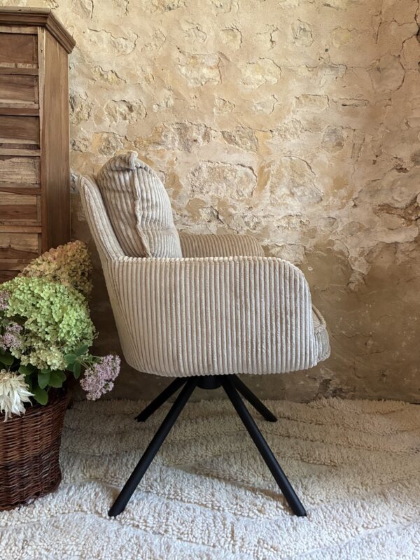 Fauteuil velours – Image 4