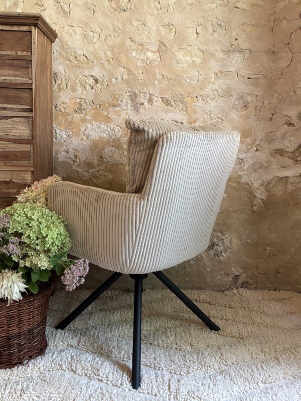 Fauteuil velours – Image 3