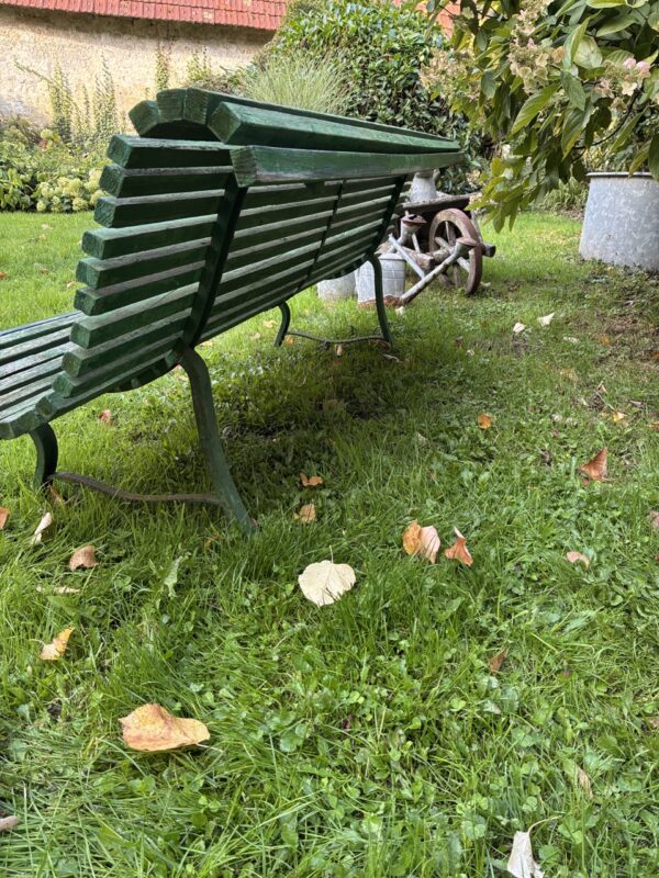 Banc extérieur vert – Image 6