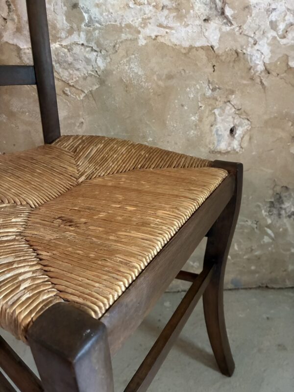 Lot de 4 chaises paillées – Image 8