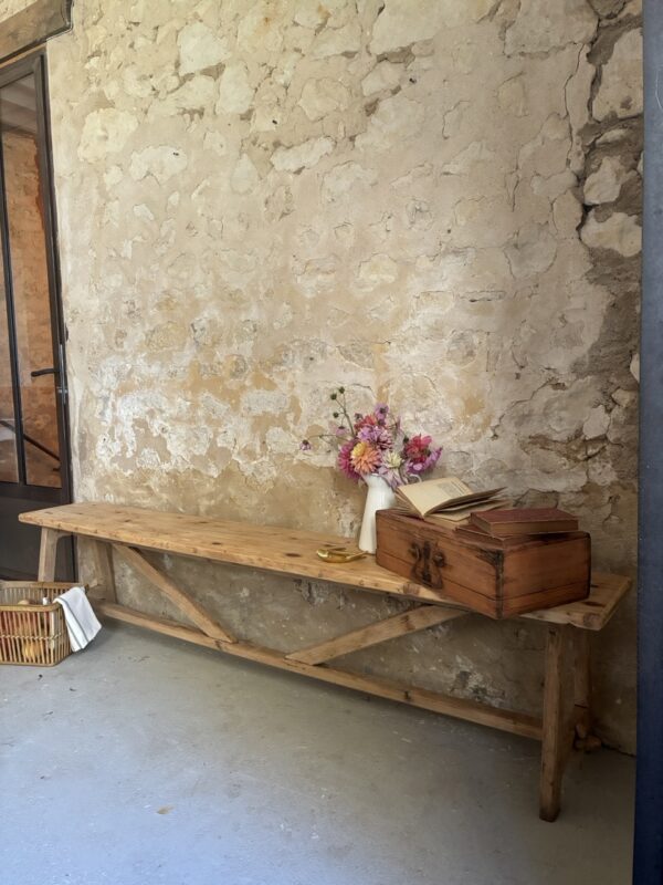 Banc bois brut – Image 2