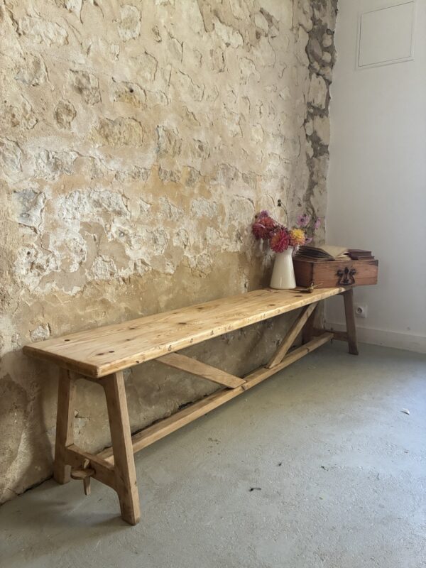 Banc bois brut – Image 3