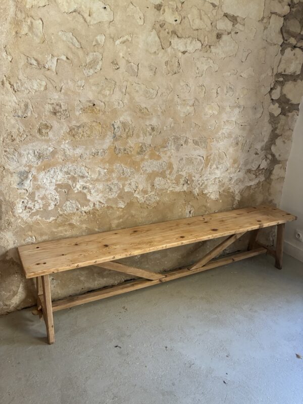 Banc bois brut – Image 4