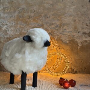 Tabouret mouton - Pompon