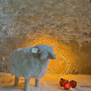 Tabouret mouton - Clochette