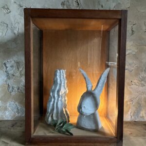 Vitrine en chêne à poser