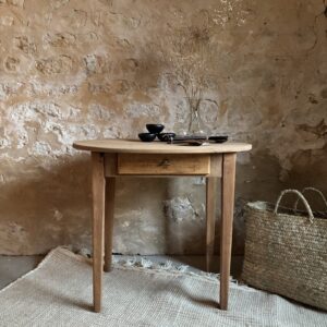 Table ovale merisier