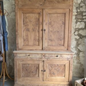 Buffet deux corps loupe d'orme