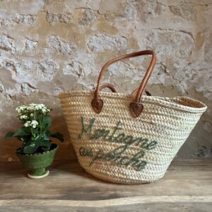Panier brodé