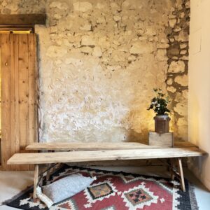 Paire de bancs en orme