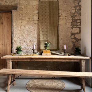 Table de salle à manger en orme