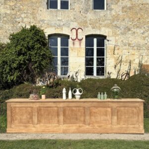 Ancien écritoire en chêne